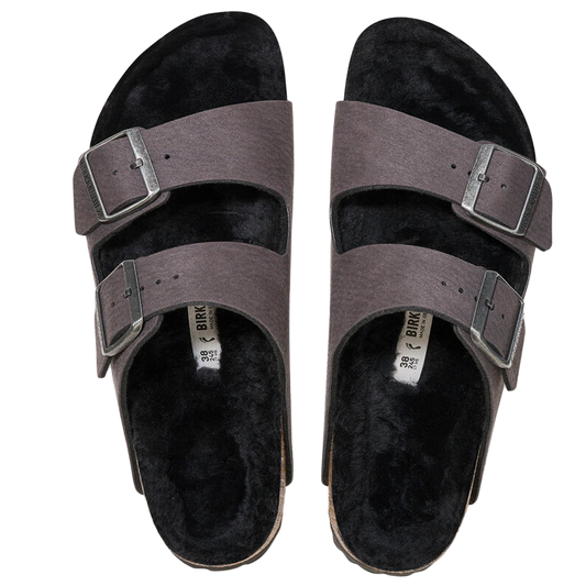 Arizona Shearling Synthetics Desert Dust Black Narrow Fit