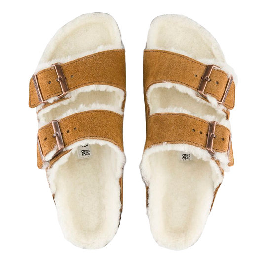 Arizona Shearling Suede Mink Leather Narrow Fit