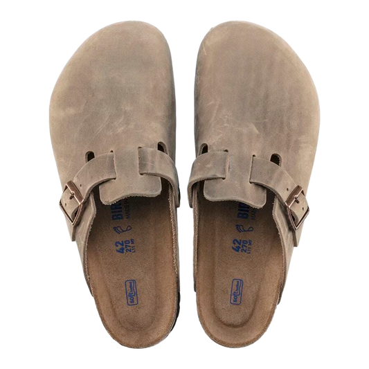 Boston Soft Footbed Oiled Leather Tobacco Brown Regular Fit