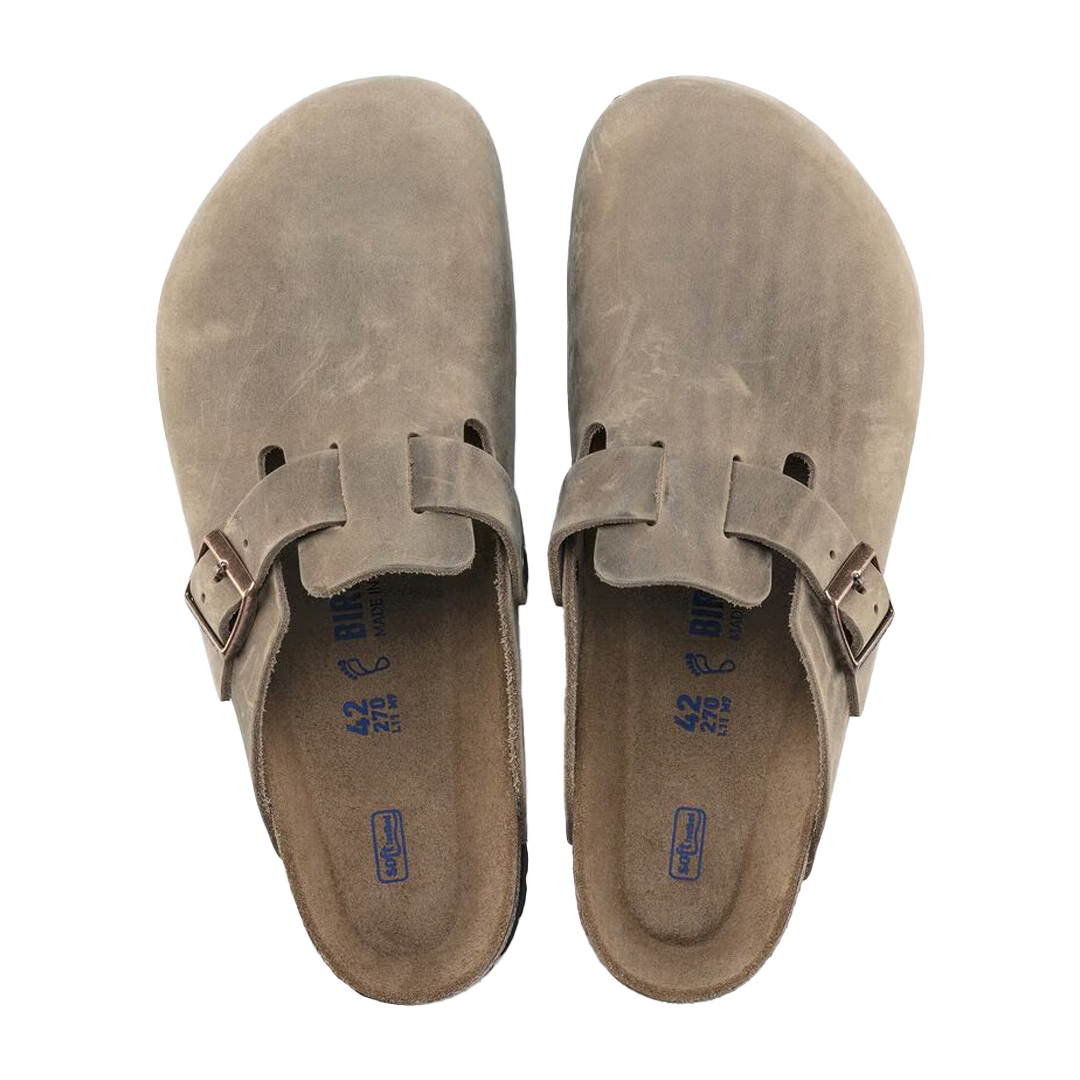 Boston Soft Footbed Oiled Leather Tobacco Brown Regular Fit
