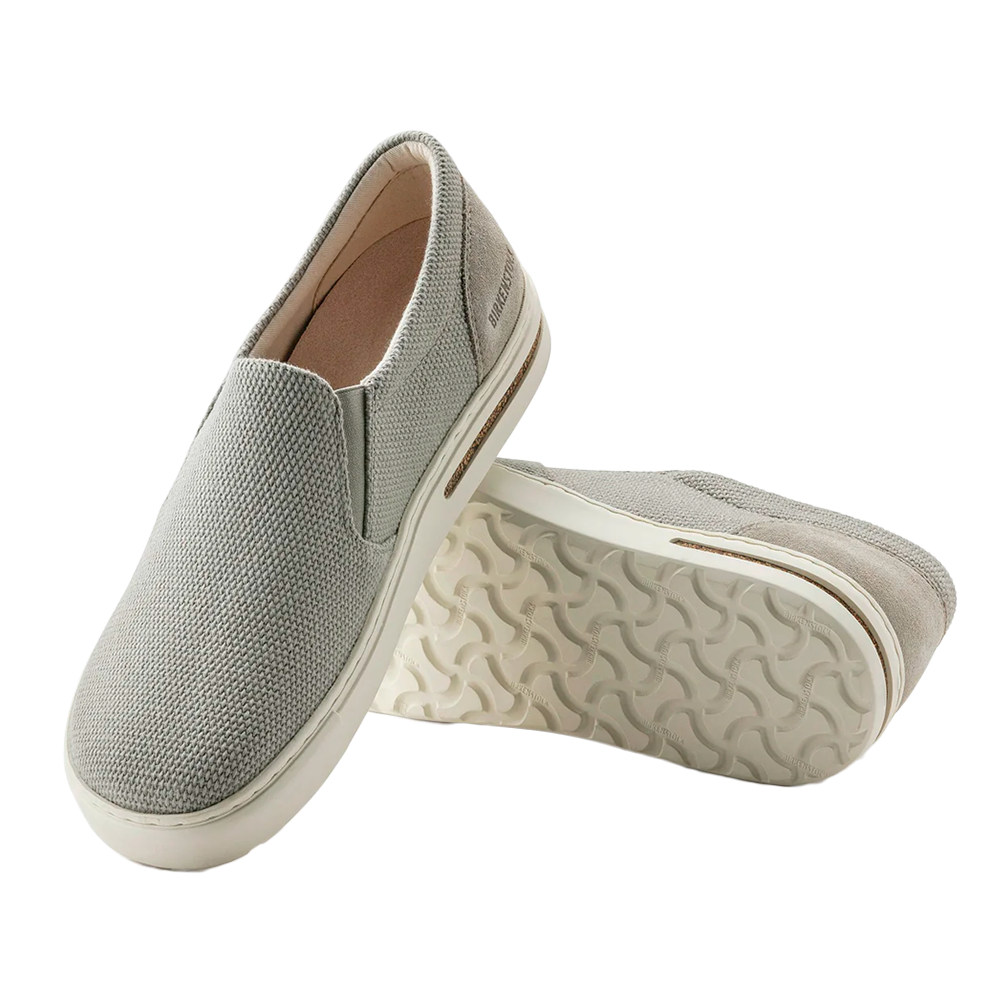 Oswego Suede Canvas Whale Gray Narrow Fit