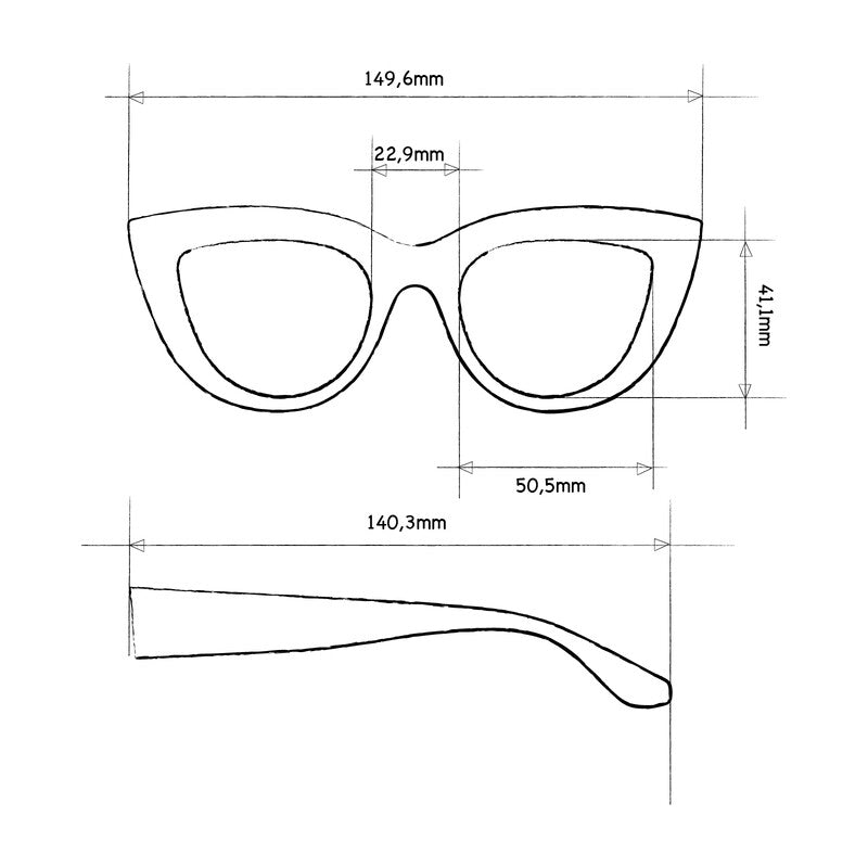 Lentes de Sol para Mujer Claudia Okkia