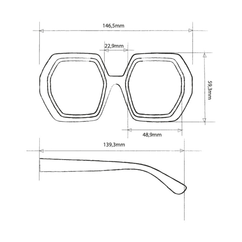 Lentes de Sol para Mujer Emma Okkia