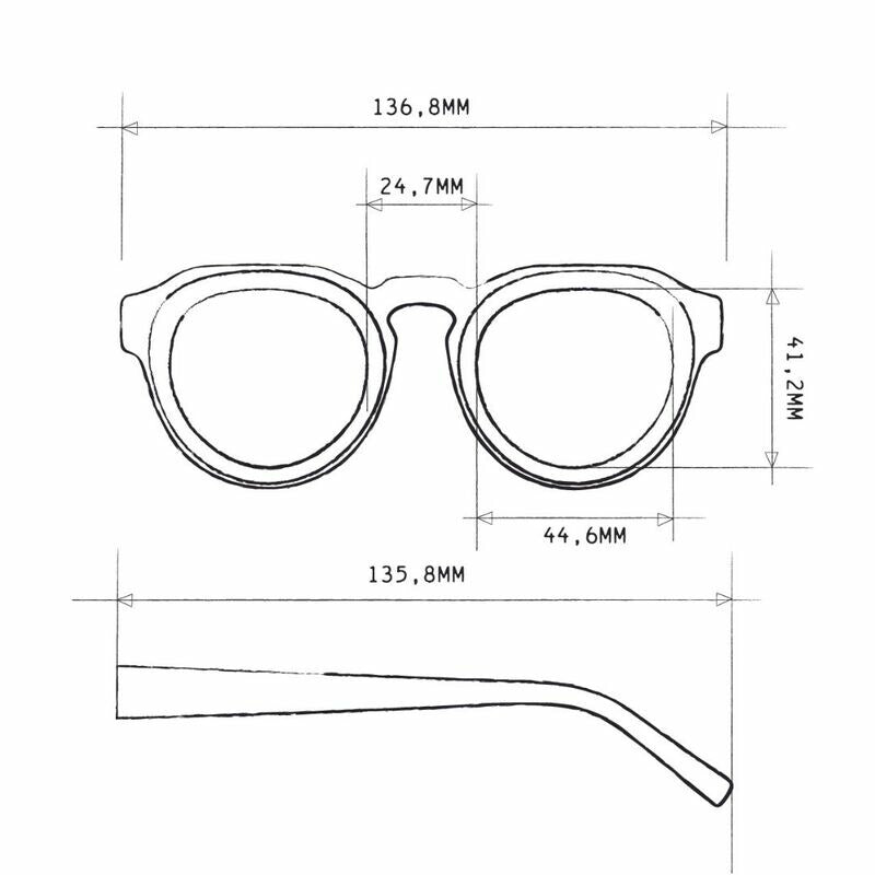 Lentes de Sol Unisex Zeno Negro Okkia