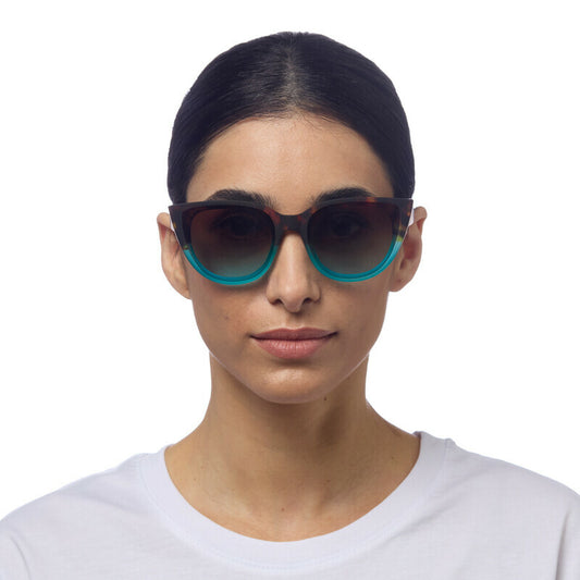 Lentes de Sol para Mujer Silvia Marrón y Azul Okkia
