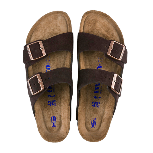 Arizona Soft Footbed Suede Leather Mocha Regular Fit