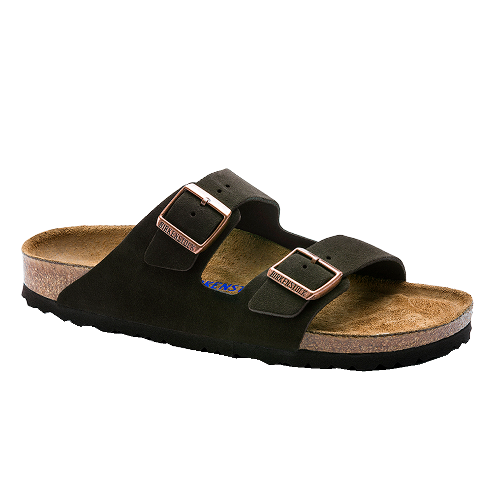 Arizona Soft Footbed Suede Leather Mocha Narrow Fit