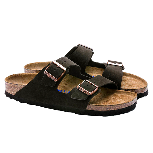 Arizona Soft Footbed Suede Leather Mocha Narrow Fit