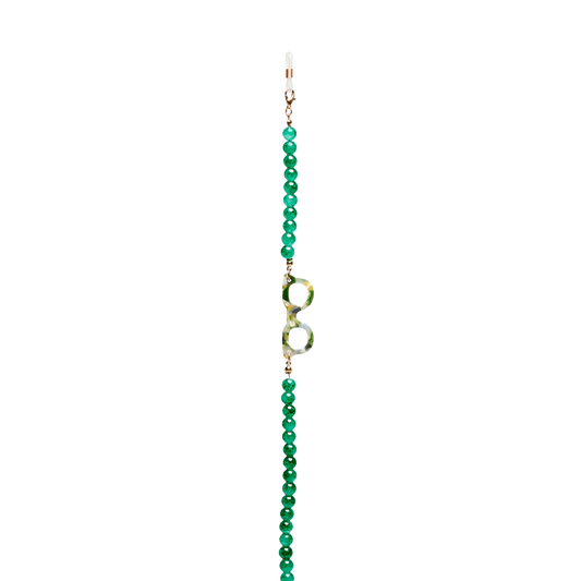Colgante para Lentes Sphère Colorées Emerald Okkia