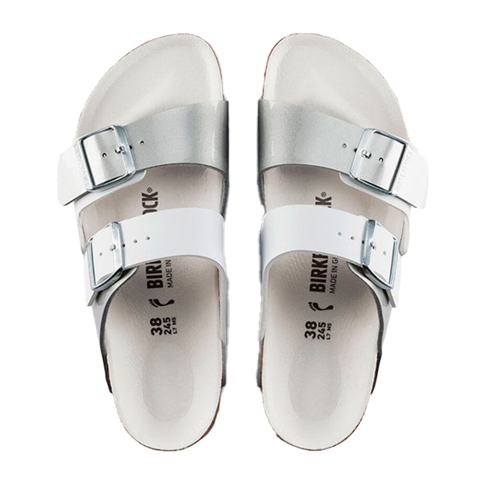 Arizona Split Birko Flor White/Silver Regular Fit