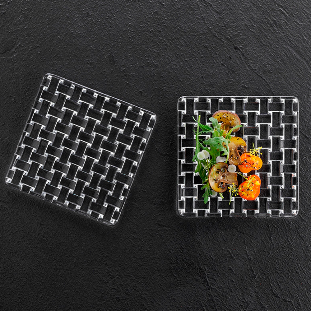 Plato Cuadrado Bossa Nova (set de 2)