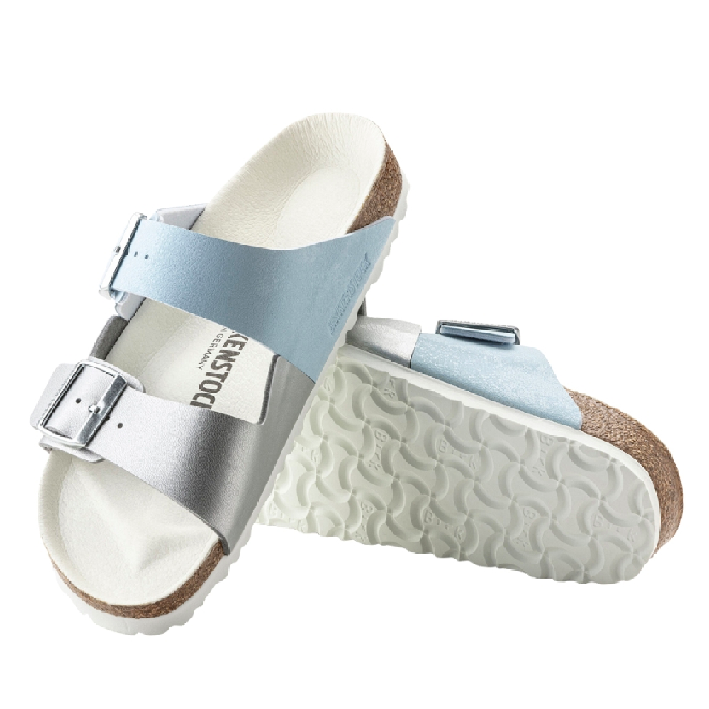 Arizona Split Celeste & Plateado Narrow