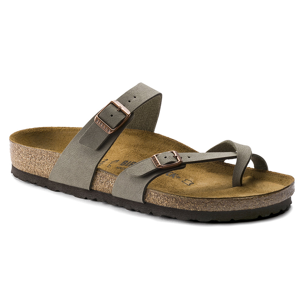 Mayari Birko Flor Nubuck Stone Regular Fit