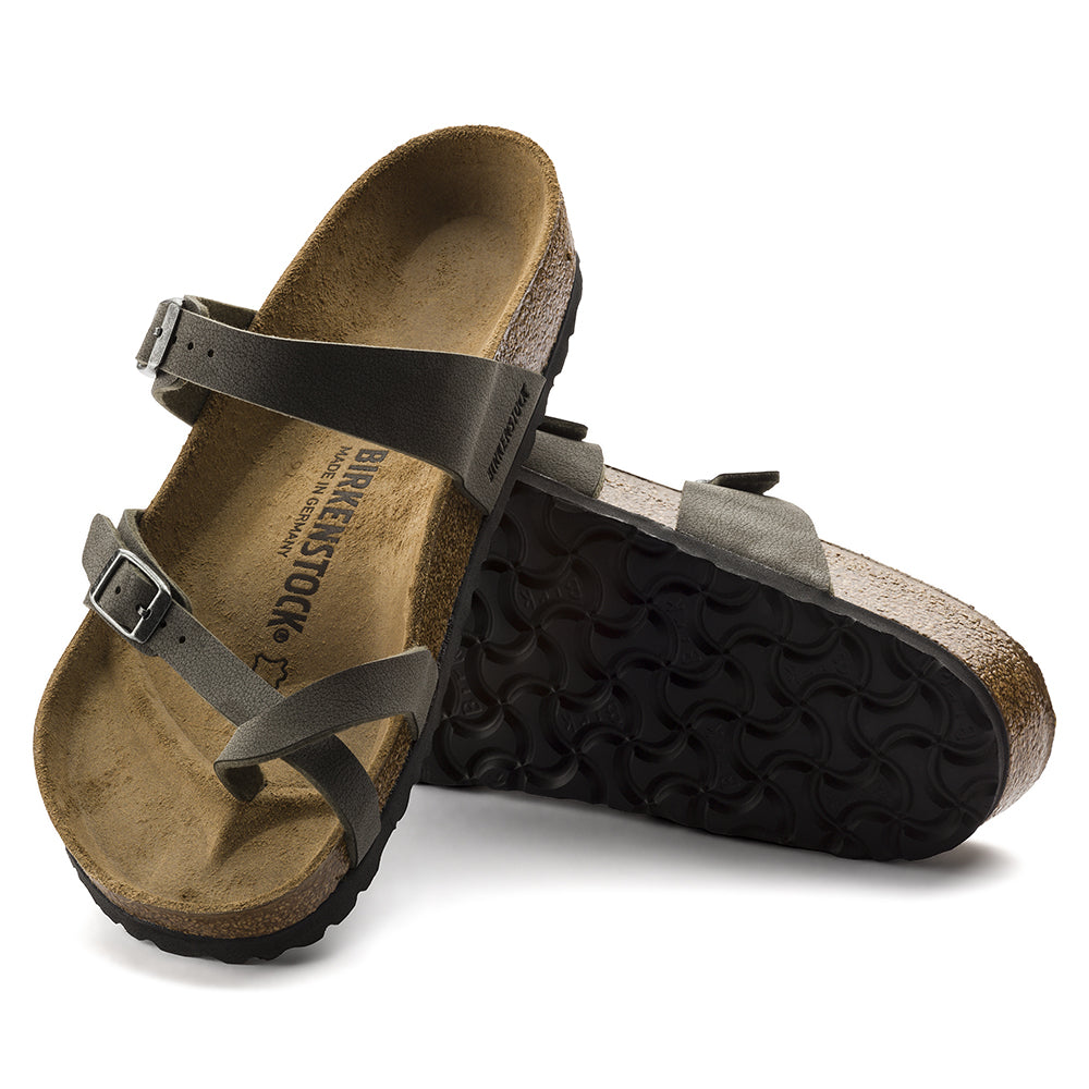 Mayari Birko Flor Nubuck Stone Regular Fit