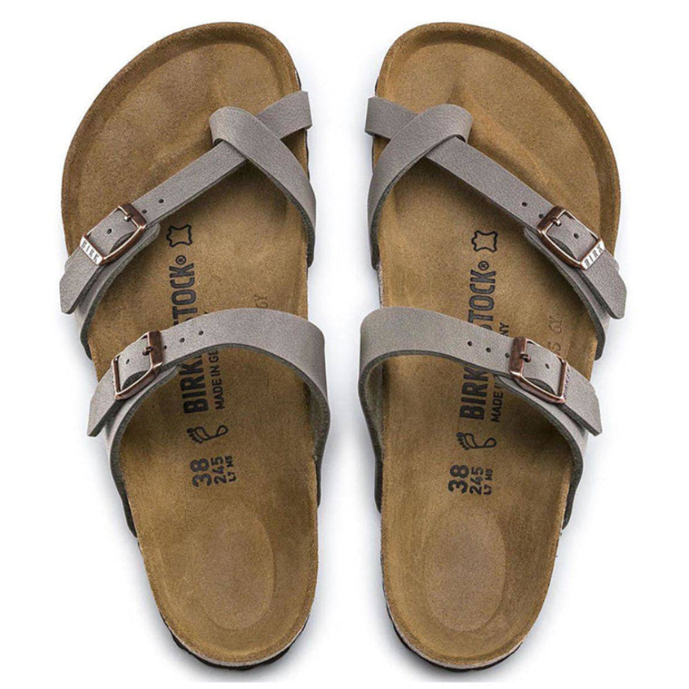 Mayari Birko Flor Nubuck Stone Regular Fit