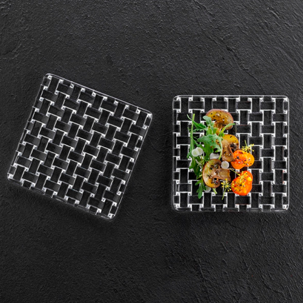 Plato Cuadrado Bossa Nova (set de 2)