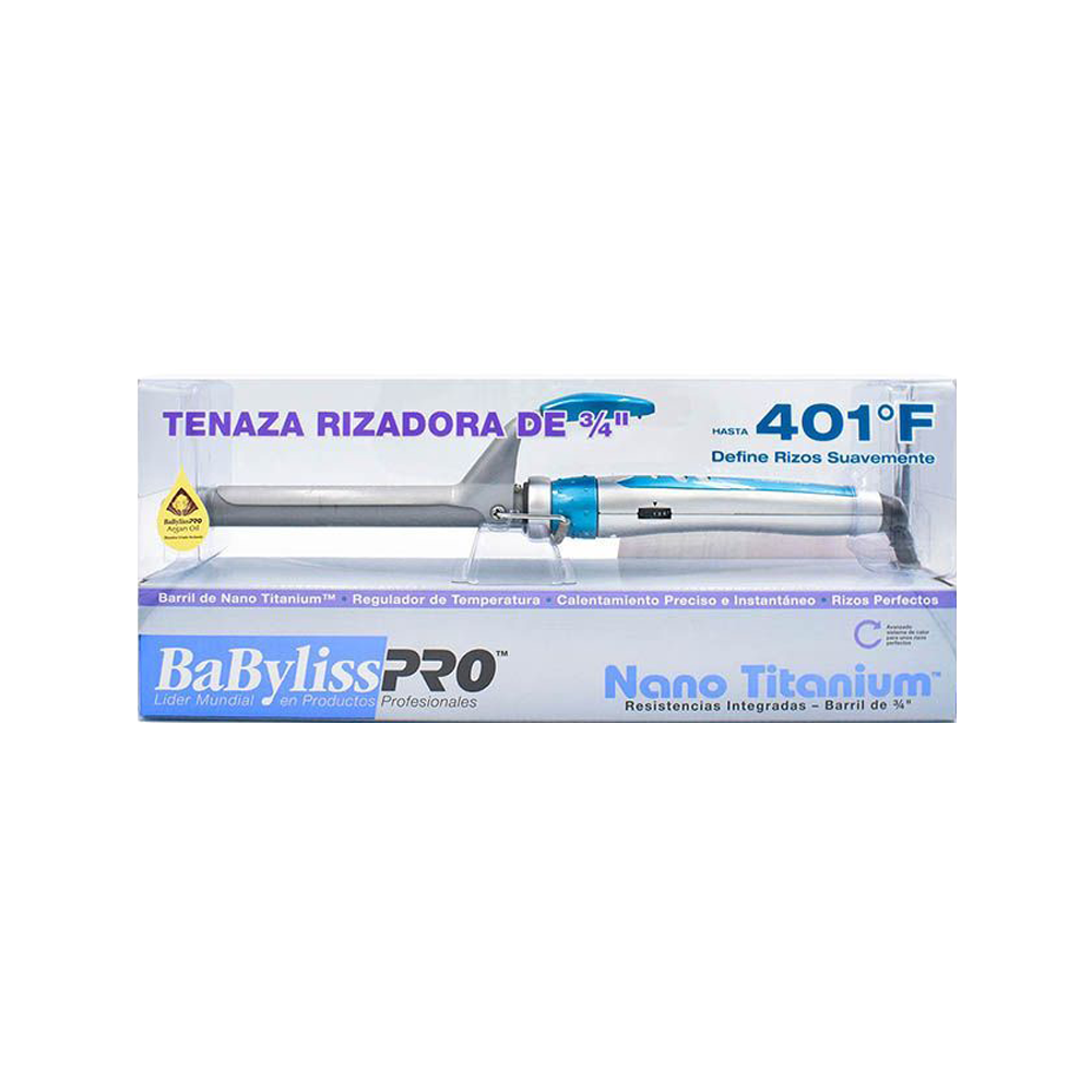 Tenaza Babyliss Pro Nano Titanium 19mm
