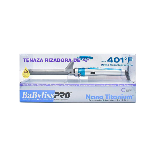 Tenaza Babyliss Pro Nano Titanium 19mm