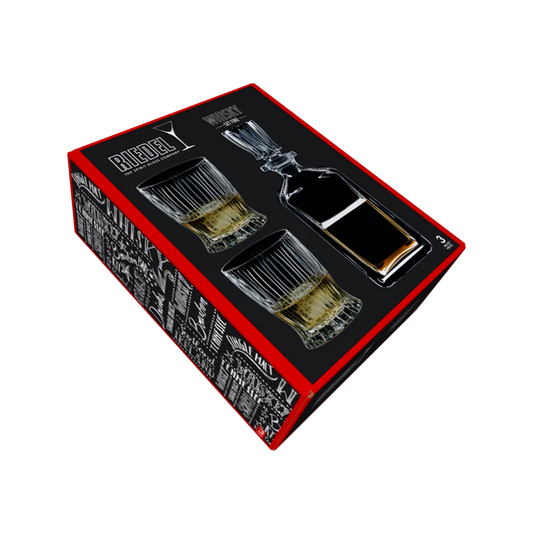 Vasos de Whisky y Decantador Fire Riedel