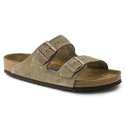 Arizona  Suede Leather Taupe Narrow Fit