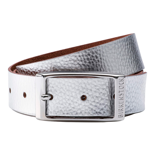 Cinturón Illinois  Silver Metallic
