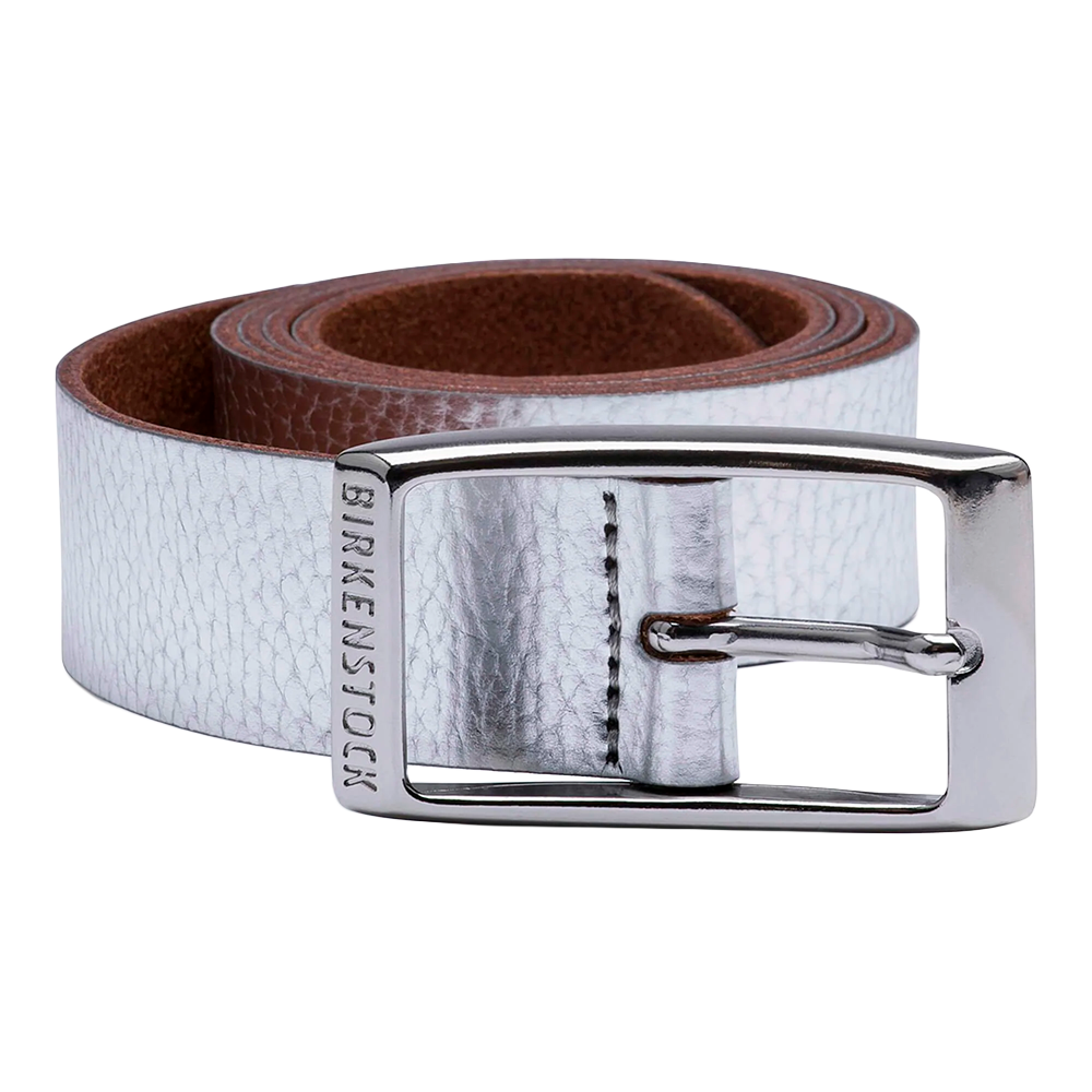 Cinturón Illinois  Silver Metallic
