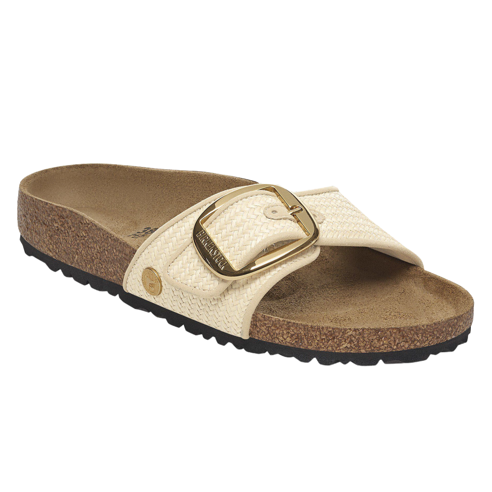 Madrid Big Buckle Tex Raffia Natural Narrow Fit
