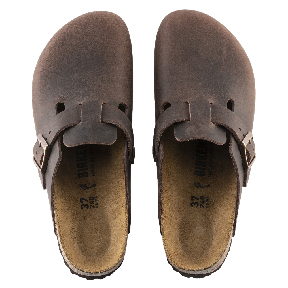 Boston Soft Footbed Oiled Leather Habana Narrow Fit