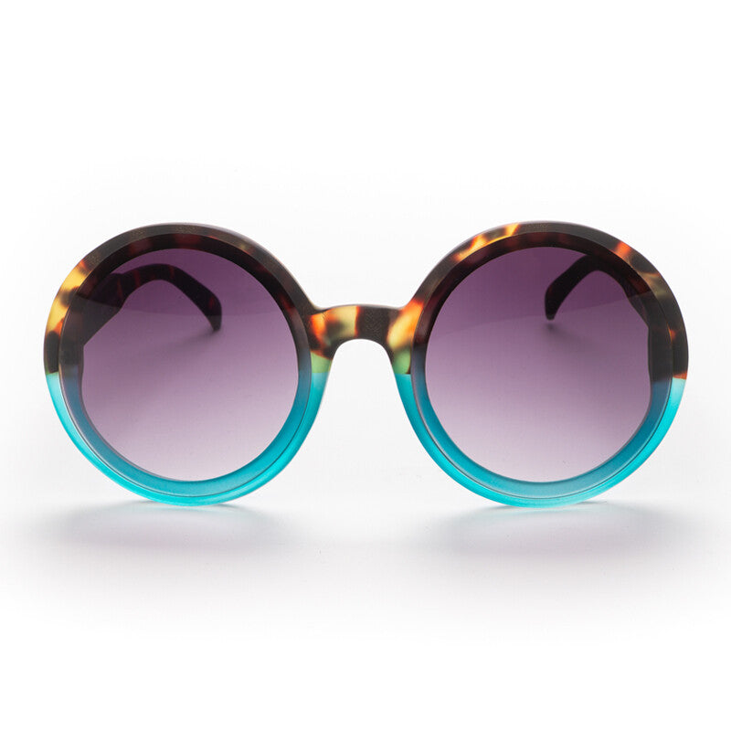 Lentes de Sol para Mujer Monica Marrón y Azul Okkia