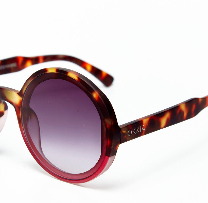 Lentes de Sol para Mujer Monica Havana Rosa y Negro Okkia