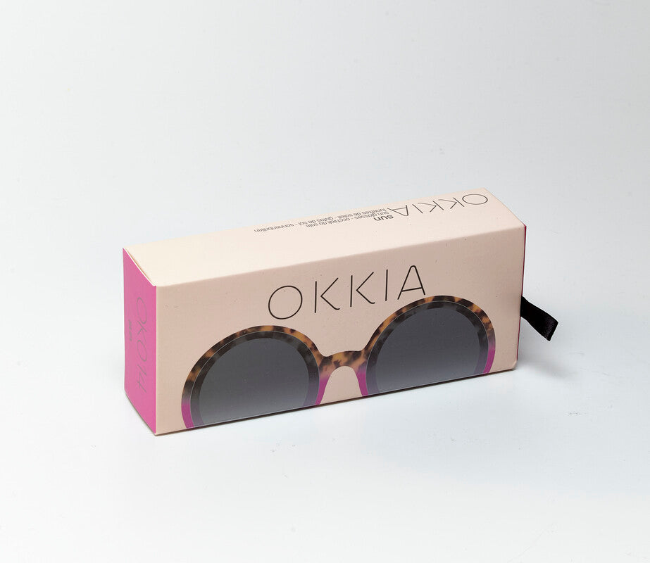 Lentes de Sol para Mujer Monica Havana Rosa y Negro Okkia