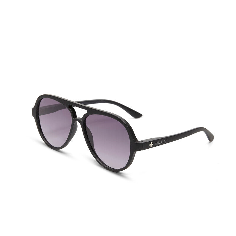 Lentes de Sol Unisex Alessio Negro Okkia