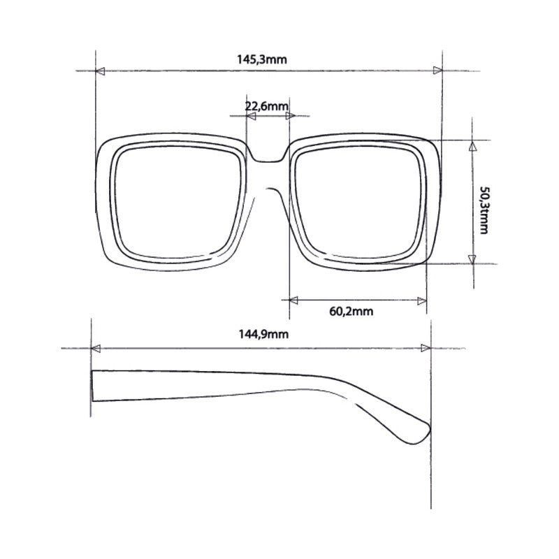 Lentes de Sol para Mujer Alessia Rosa y Marrón Okkia