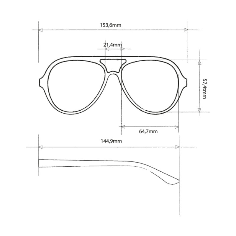Lentes de Sol Unisex Alessio Amarillo Okkia