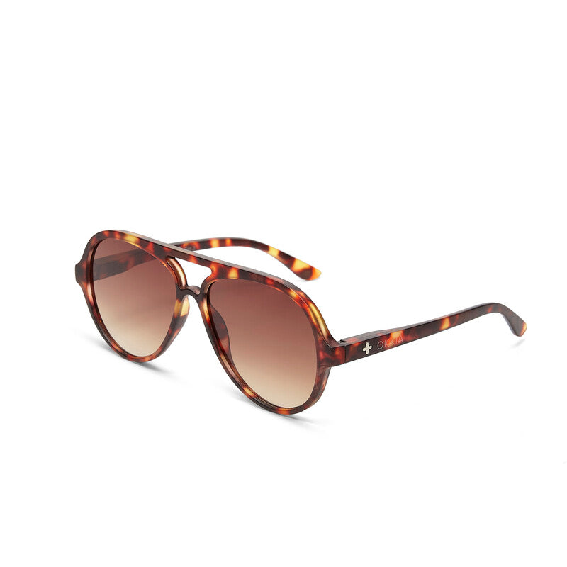 Lentes de Sol Unisex Alessio Marrón Okkia