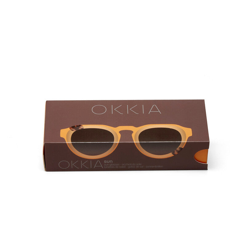 Lentes de Sol Unisex Zeno Amarillo y Negro Okkia