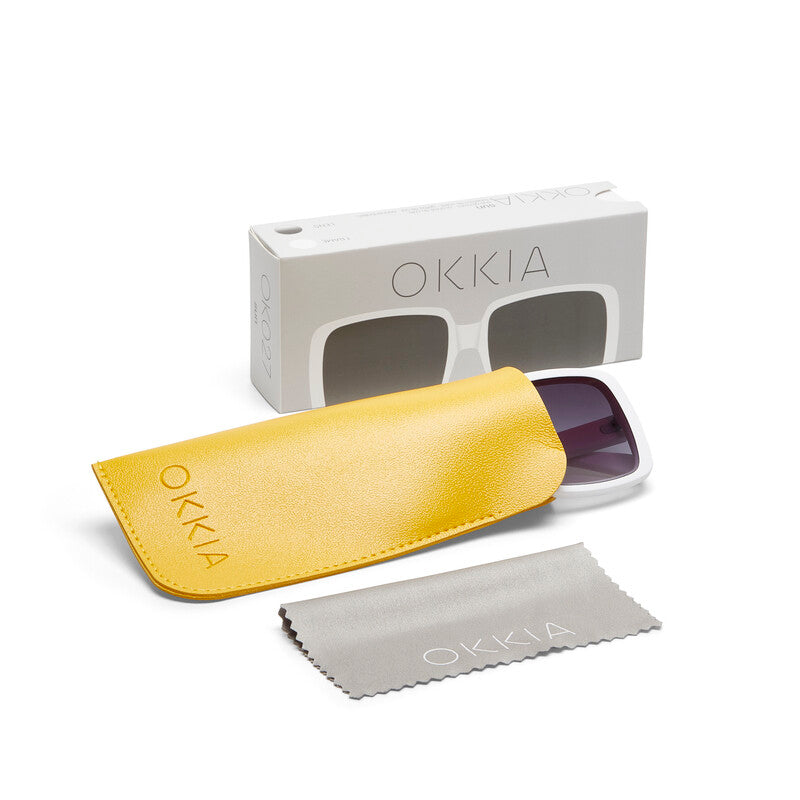 Lentes de Sol para Mujer Alessia Blanco Okkia