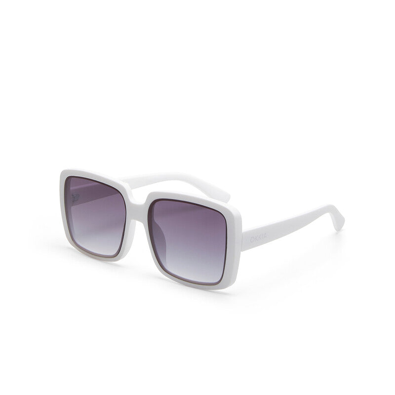 Lentes de Sol para Mujer Alessia Blanco Okkia