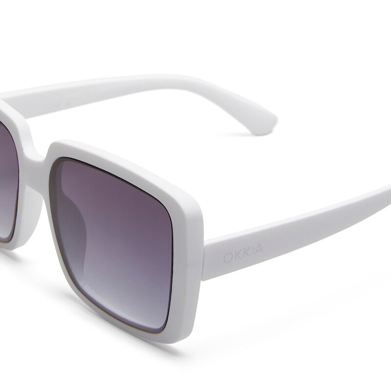 Lentes de Sol para Mujer Alessia Blanco Okkia