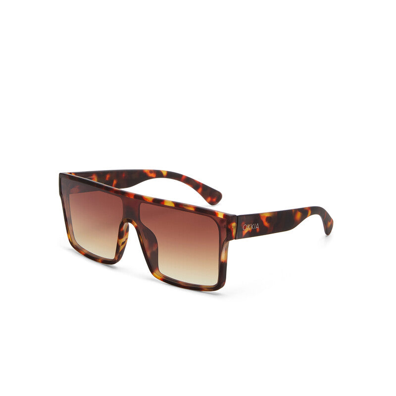 Lentes de Sol Unisex Tokyo Marrón Okkia