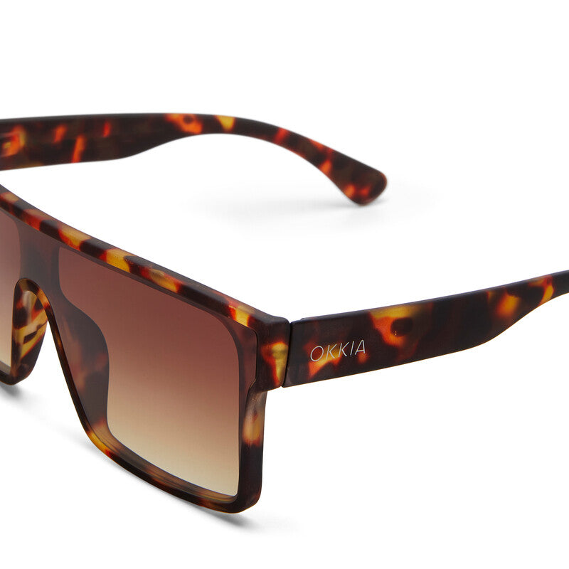 Lentes de Sol Unisex Tokyo Marrón Okkia