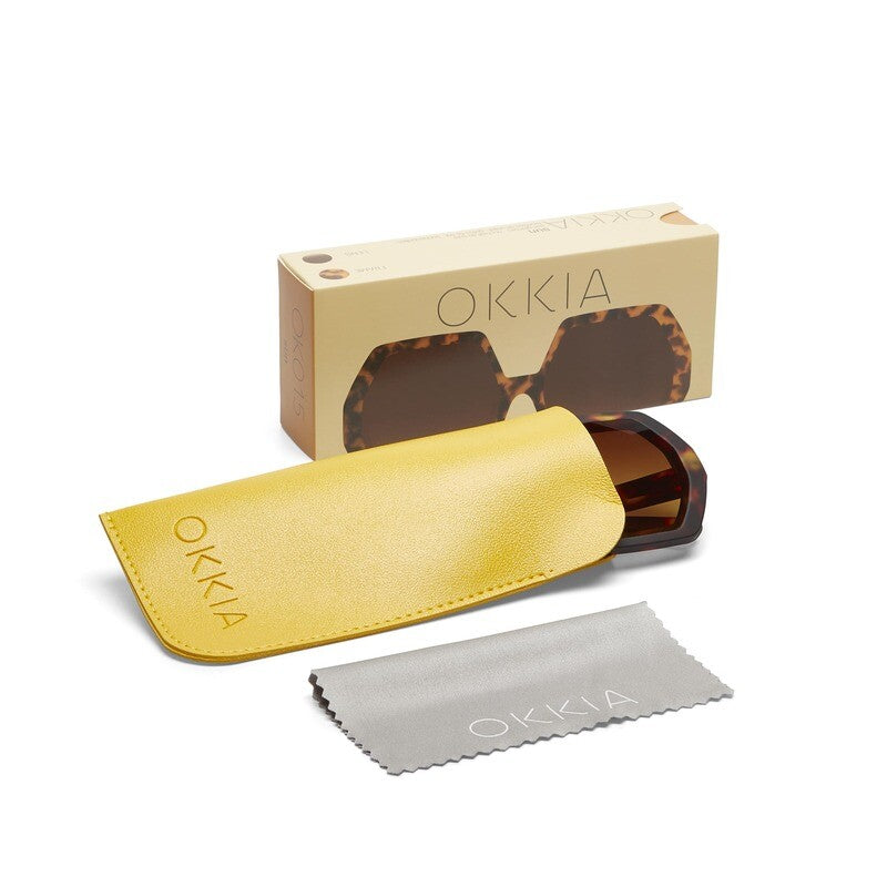 Lentes de Sol para Mujer Emma Marrón Okkia