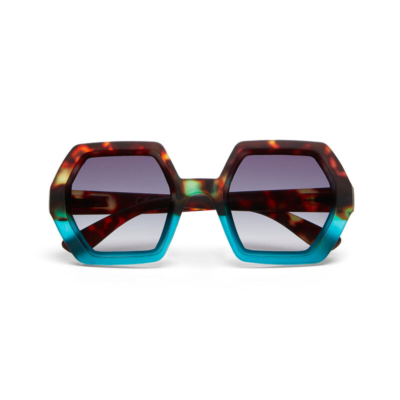 Lentes de Sol para Mujer Emma Marrón y Azul Okkia