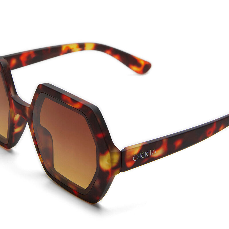 Lentes de Sol para Mujer Emma Marrón Okkia