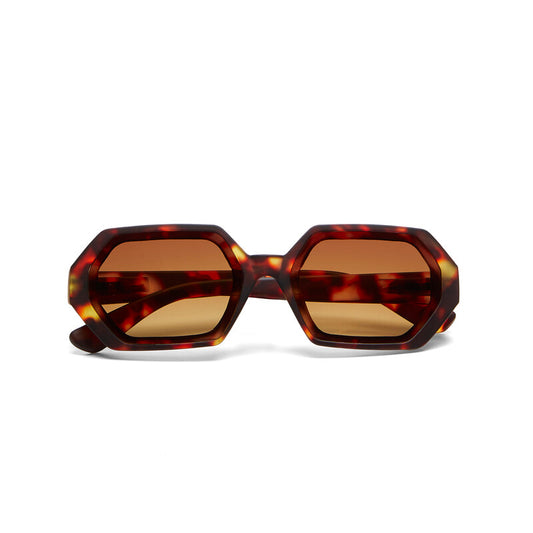 Lentes de Sol Unisex Andrea Marrón Okkia