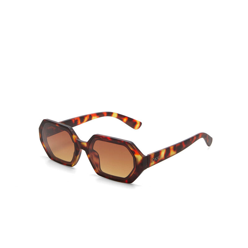 Lentes de Sol Unisex Andrea Marrón Okkia