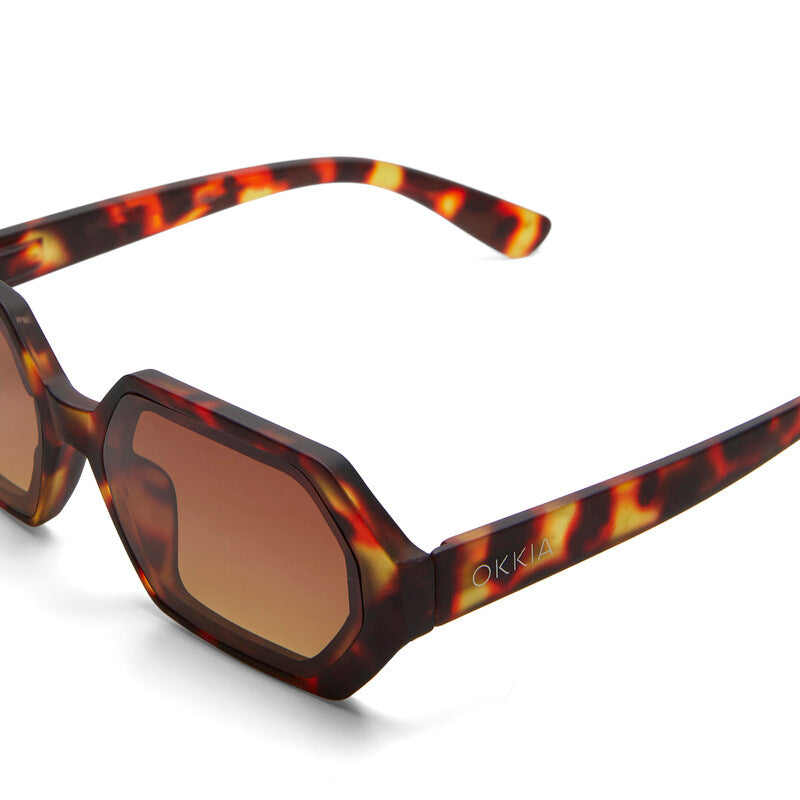 Lentes de Sol Unisex Andrea Marrón Okkia