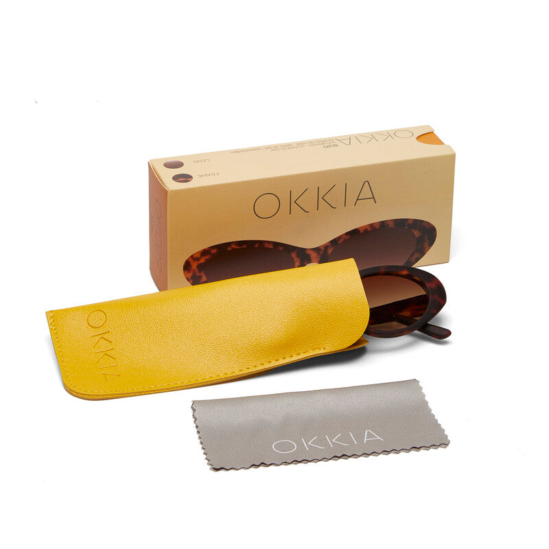 Lentes de Sol para Mujer Lina Marrón Okkia