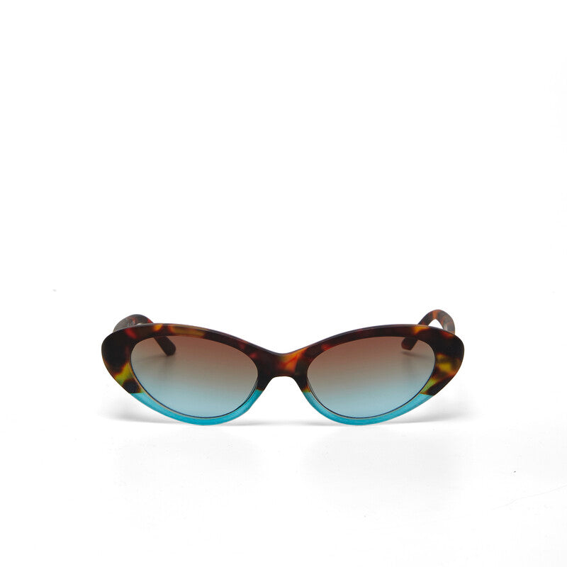 Lentes de Sol para Mujer Lina Marrón y Azul Okkia