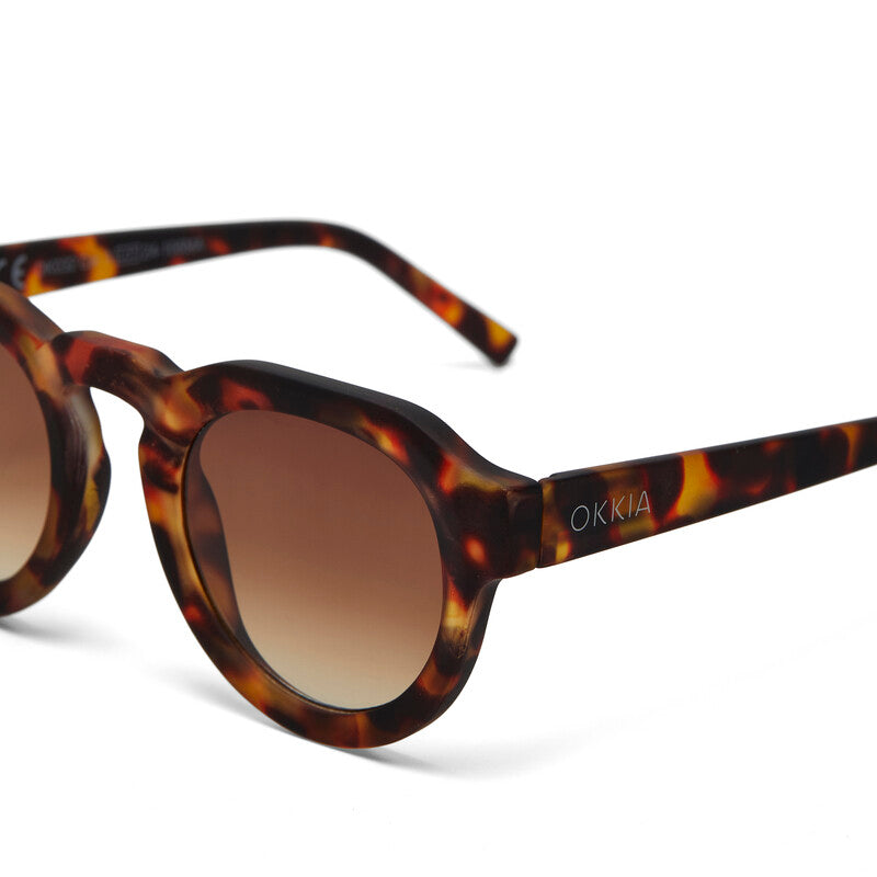 Lentes de Sol Unisex Zeno Marrón Okkia